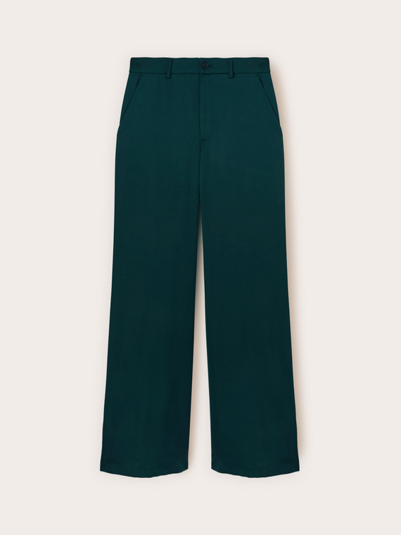 Pantalon palazzo en satin