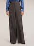 Yarn-dyed palazzo pants image number 2