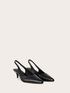Patent leather slingback kitten heels image number 1