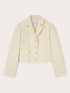 Kurze Jacke aus Boucl&eacute;-Stoff image number 4