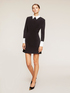 Structured dress with collar and cuffs image number 2