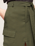 Jupe mi-longue avec poches type cargo image number 2