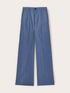 Wide-leg trousers in linen blend image number 4
