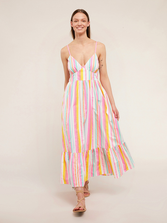 Striped summer oversized dress