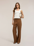 Poplin blouse with wide straps image number 0