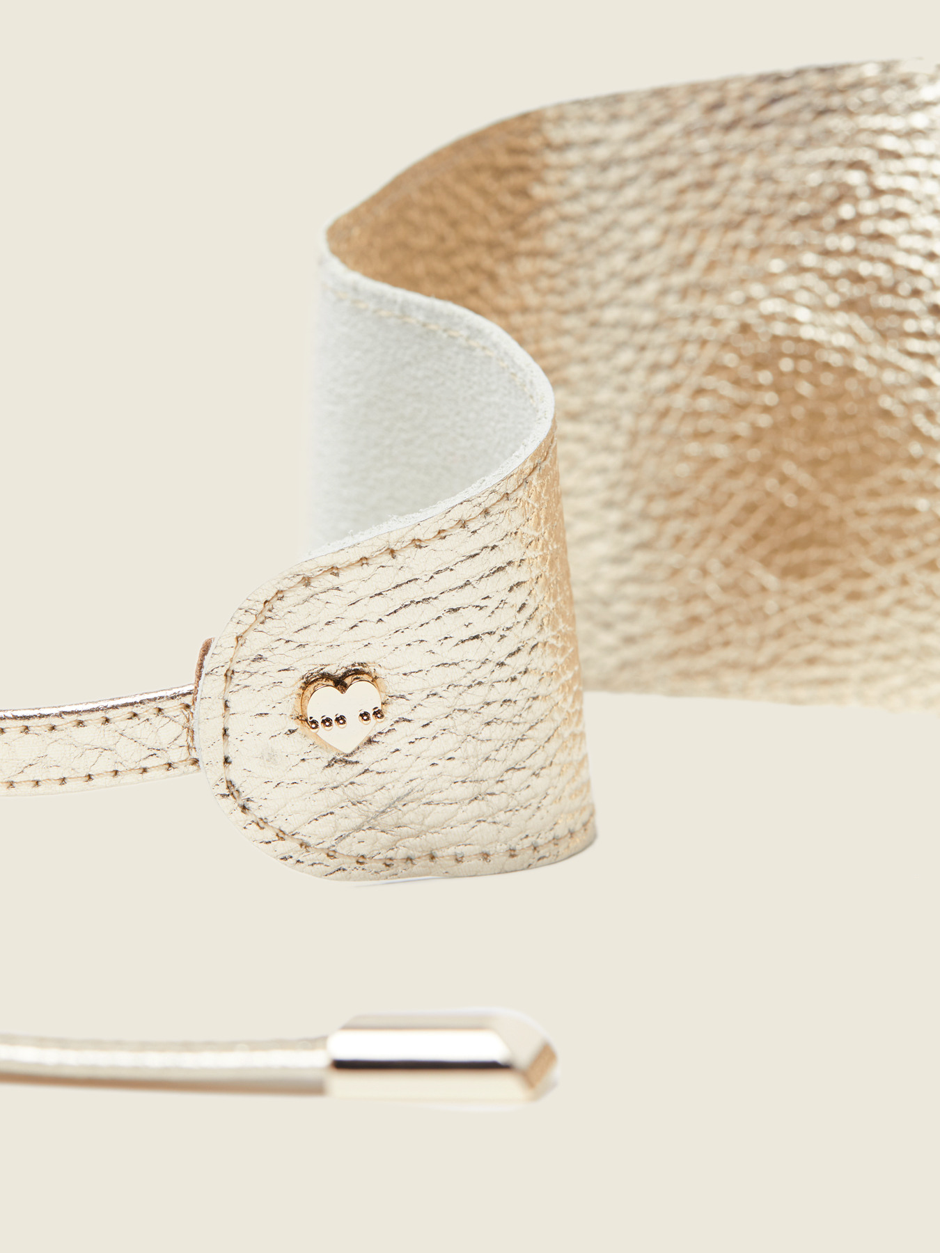 Fusciacca in pelle metallizzata image number 1