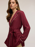 Viscose twill shirt with contrasting trims image number 2