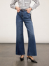 Jeans mit weitem Bein Lila image number 0