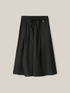 Linen blend midi skirt image number 3