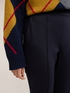 Pantaloni slim fit in punto milano image number 3