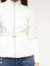 Short lightweight down jacket with belt image number 2