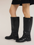 Bottes biker avec boucles image number 0