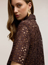 Boxy macram&eacute; lace shirt image number 3