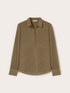 Blusa in raso con colletto image number 0