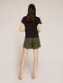Shorts in viscosa lino image number 1