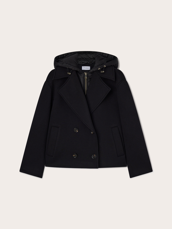 Peacoat with inner bib