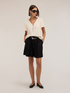 Blusa con scollo a V e maniche a volo image number 2