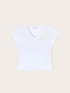 T-shirt with embroidery on the shoulder image number 4