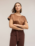 Two-tone cotton blend T-shirt image number 2