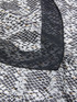 Snakeskin pattern georgette stole image number 1