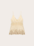 Lace top with V-neck image number 4