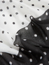 Two-tone polka dot scarf image number 1