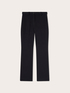 Pantalon kick flare en point de Milan image number 4
