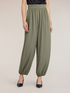 Draped twill trousers image number 2