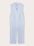 Long bustier jumpsuit with bow image number 4