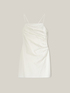Bi-stretch dress with pleated feature image number 3