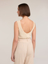 Top in maglia misto lino image number 1