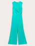 Long jumpsuit with draping image number 4