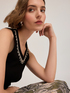Tank top con frange crystal image number 3