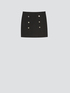 Mini skirt with button feature image number 3