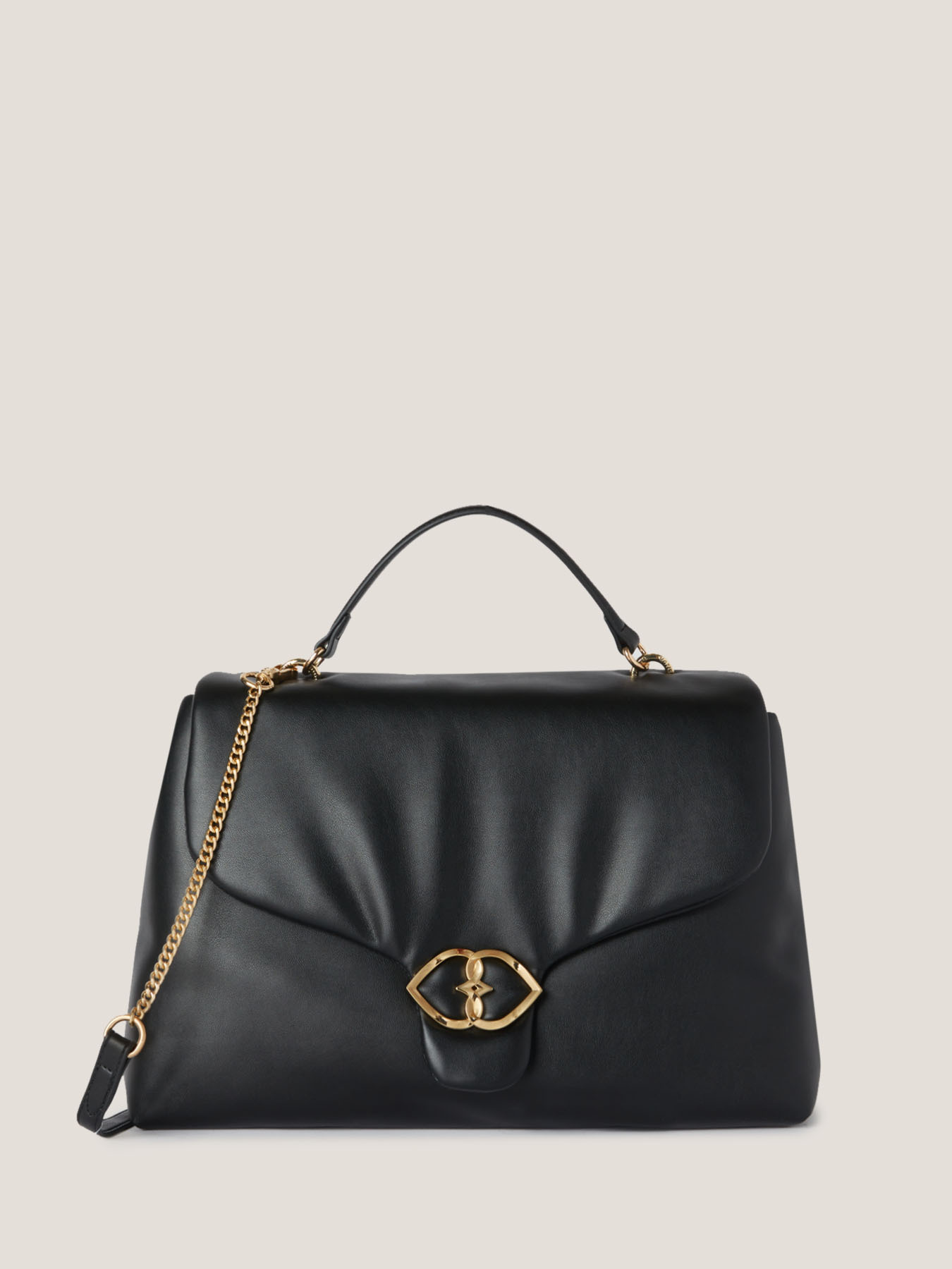 Oversized puff-effect faux leather Mini Girly soft image number 0