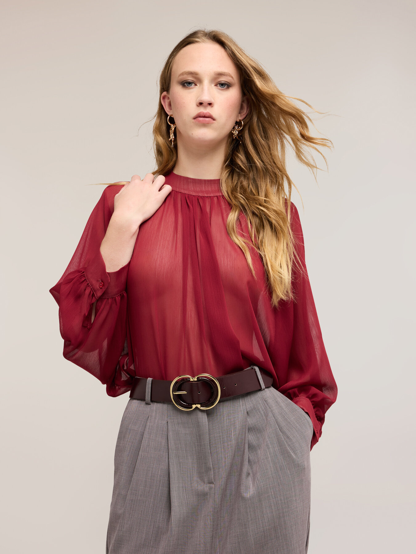 Blouse en georgette image number 2