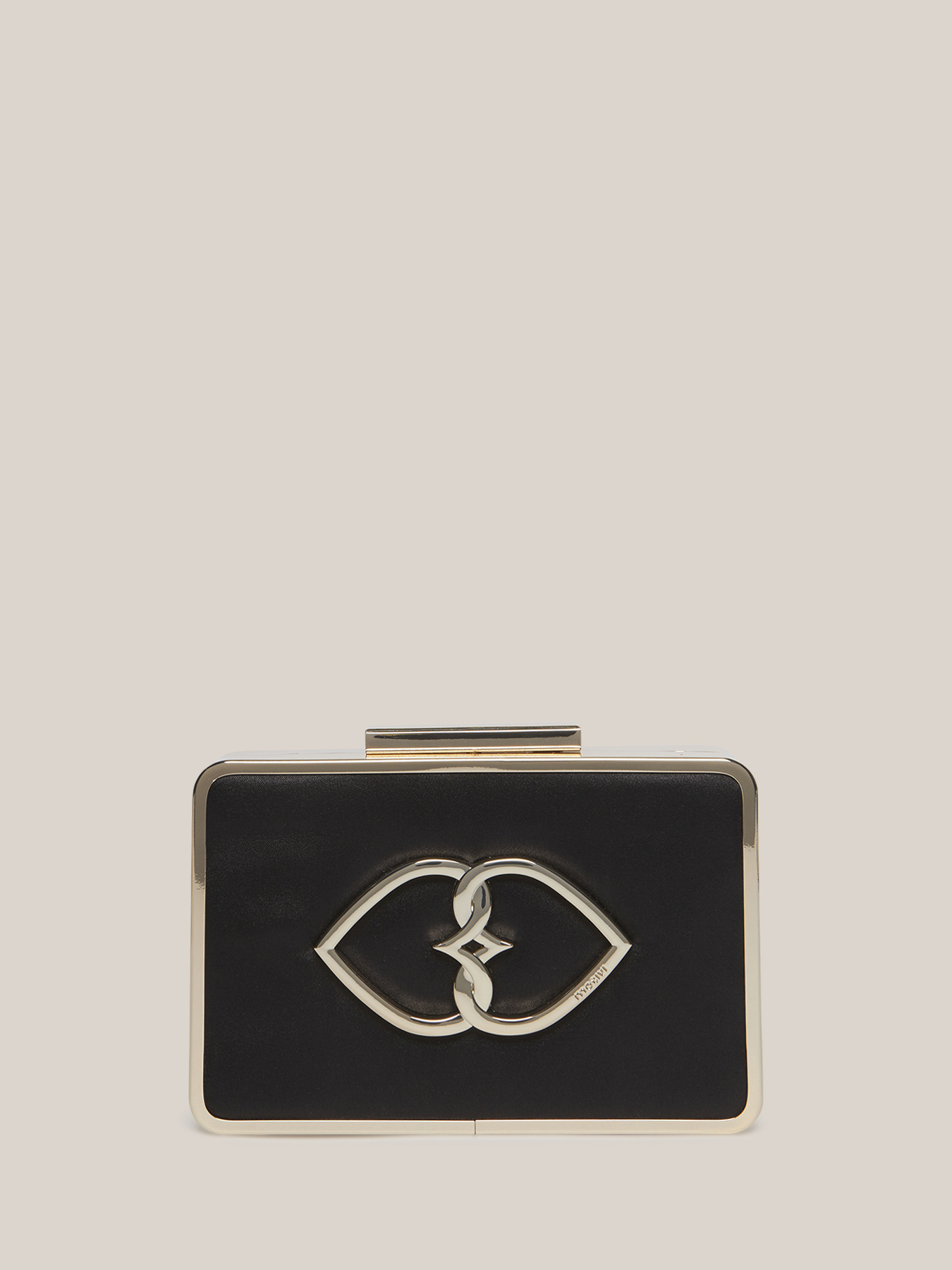 Pochette en satin Double Love image number 0