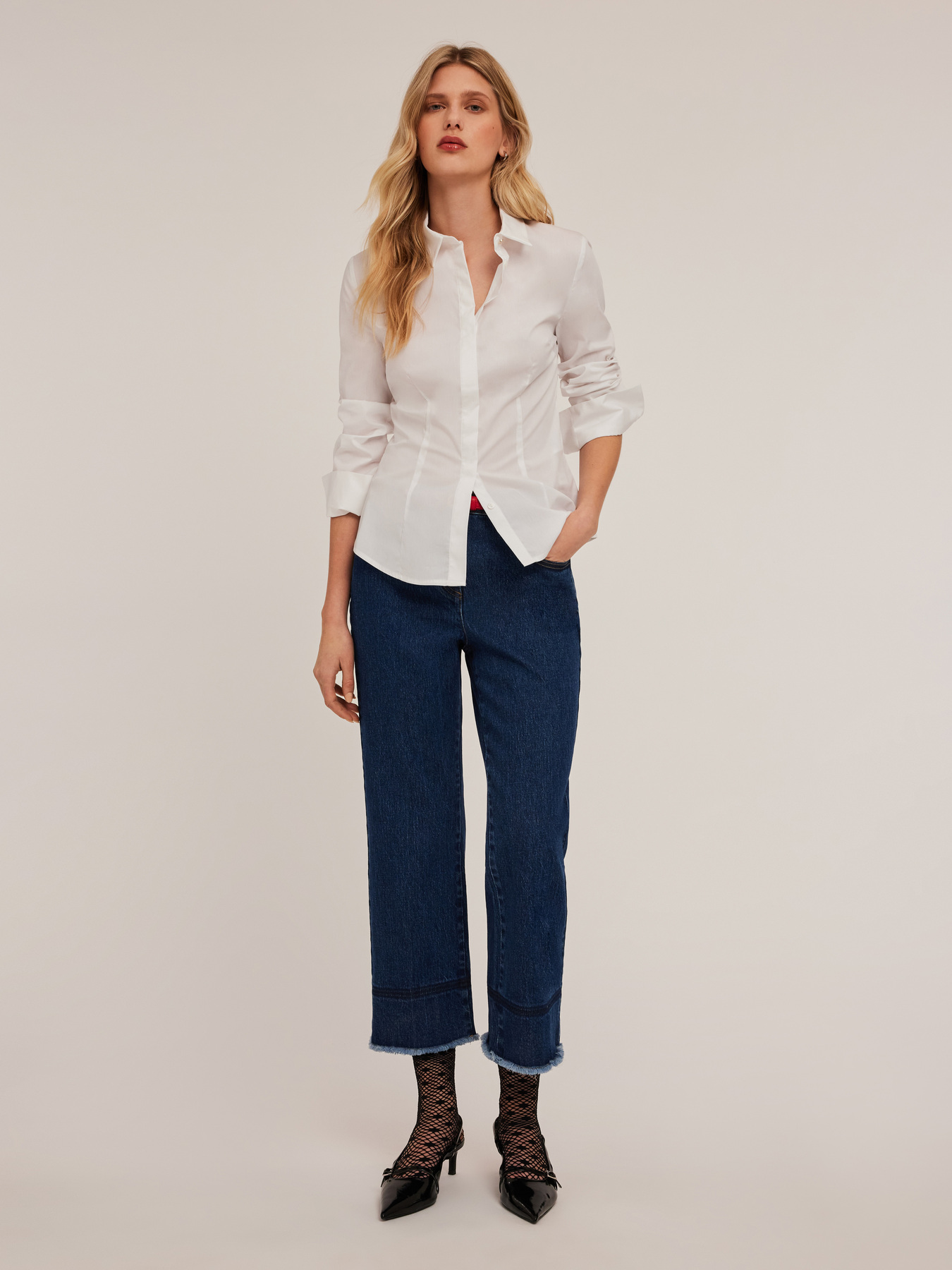 Poplin shirt image number 3
