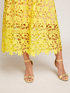 Lace openwork midi skirt image number 2
