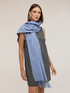 Long fringed scarf in viscose blend image number 0