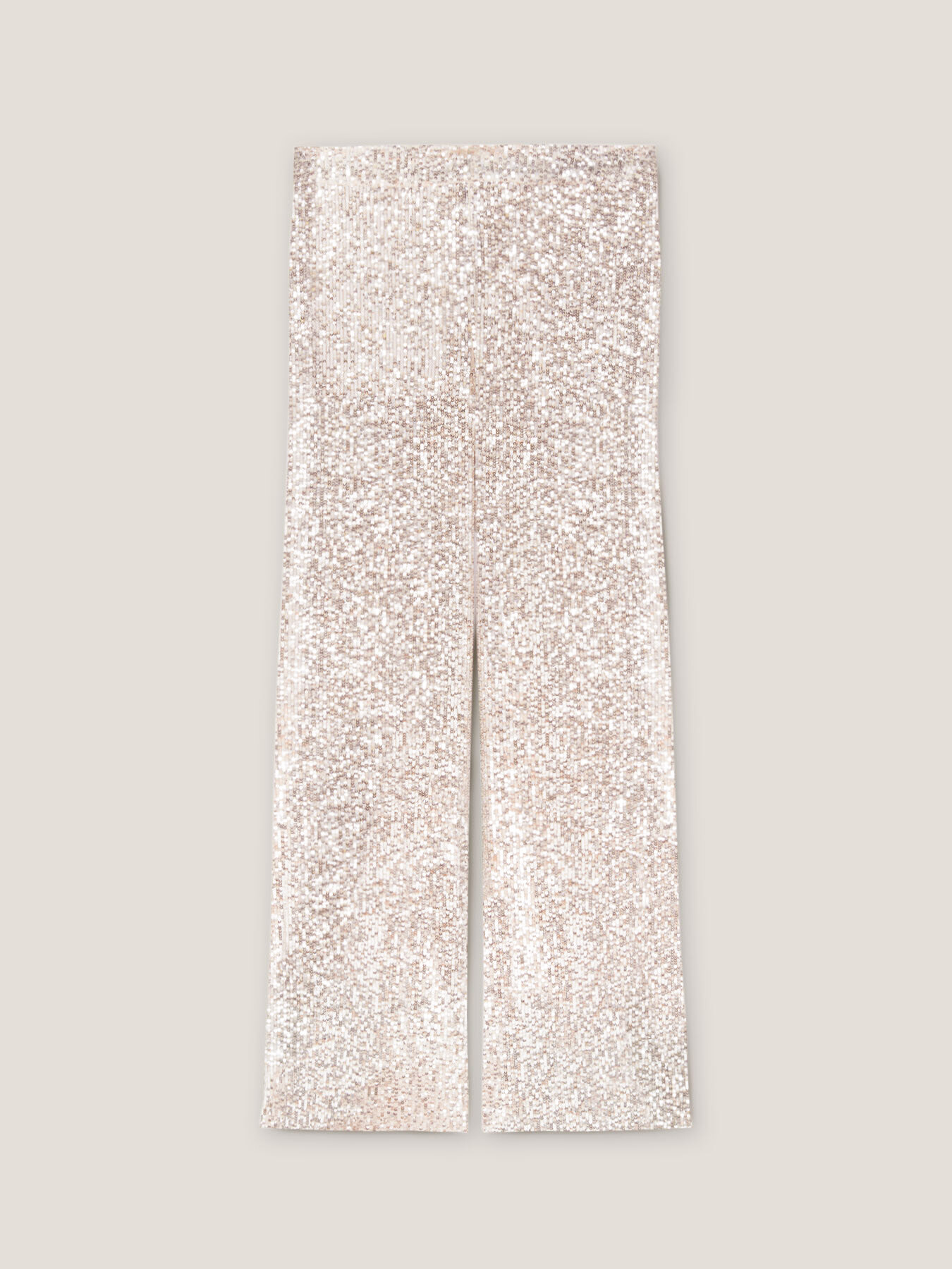 Full sequin palazzo trousers image number 3