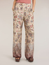 Palazzo pants in viscose satin image number 0