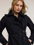 Trench en gabardine avec fermeture asym&eacute;trique image number 2