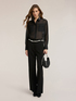 Pleated palazzo pants image number 0