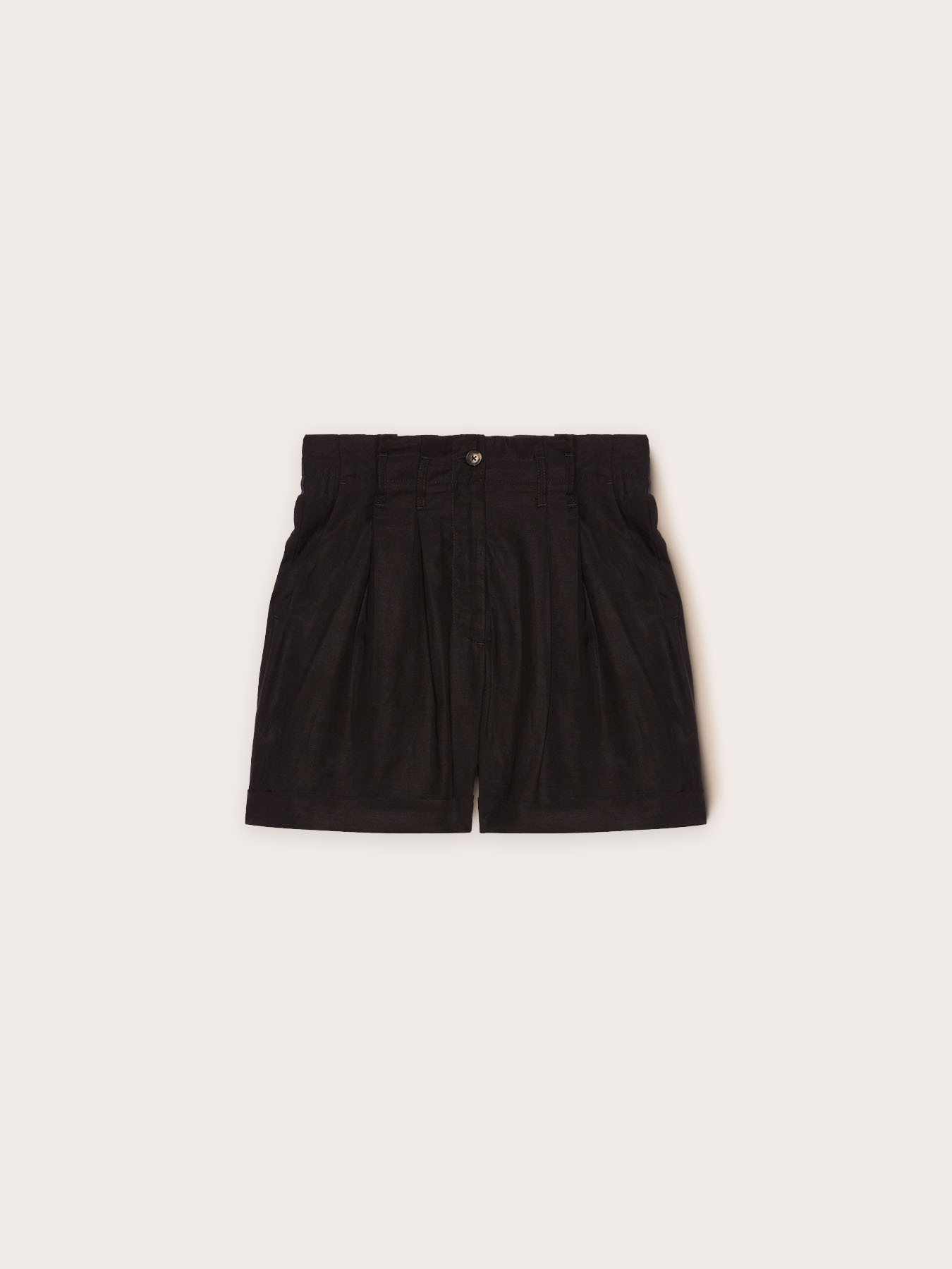 Fluid pleated shorts image number 4