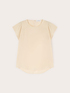 Cr&ecirc;pe de chine blouse with pleats image number 4