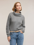 Turtleneck sweater in mohair lurex blend image number 2