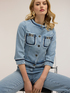 Jeansjacke mit Ketten image number 2