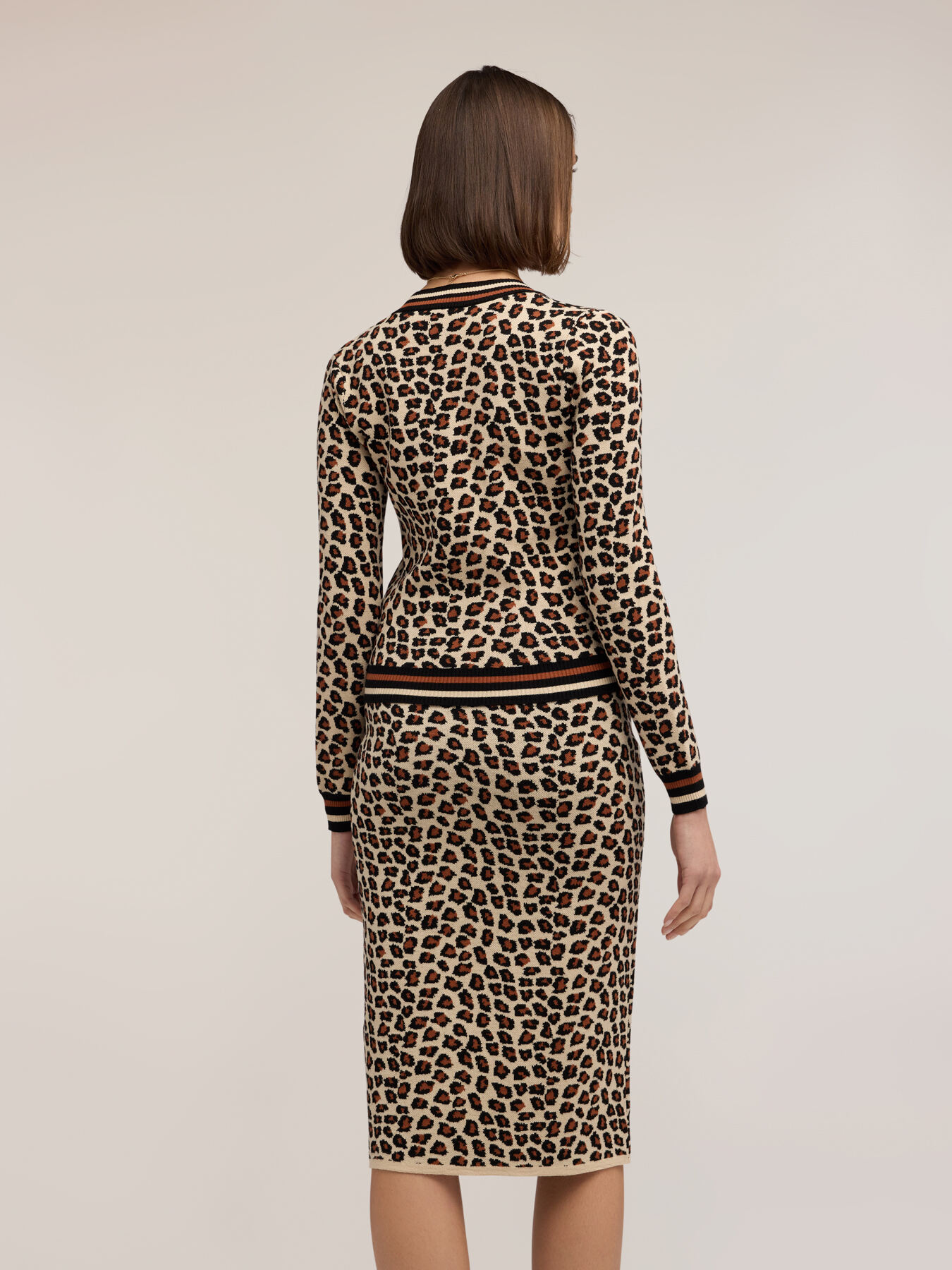 Animal print sweater image number 1