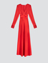 Vestito lungo in raso image number 3